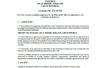 Certified as first foreign aircraft manufacturer in the UK