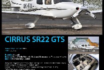 Company Cirrus SR22 GTS for sale.
